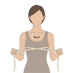 Bust measurement guide